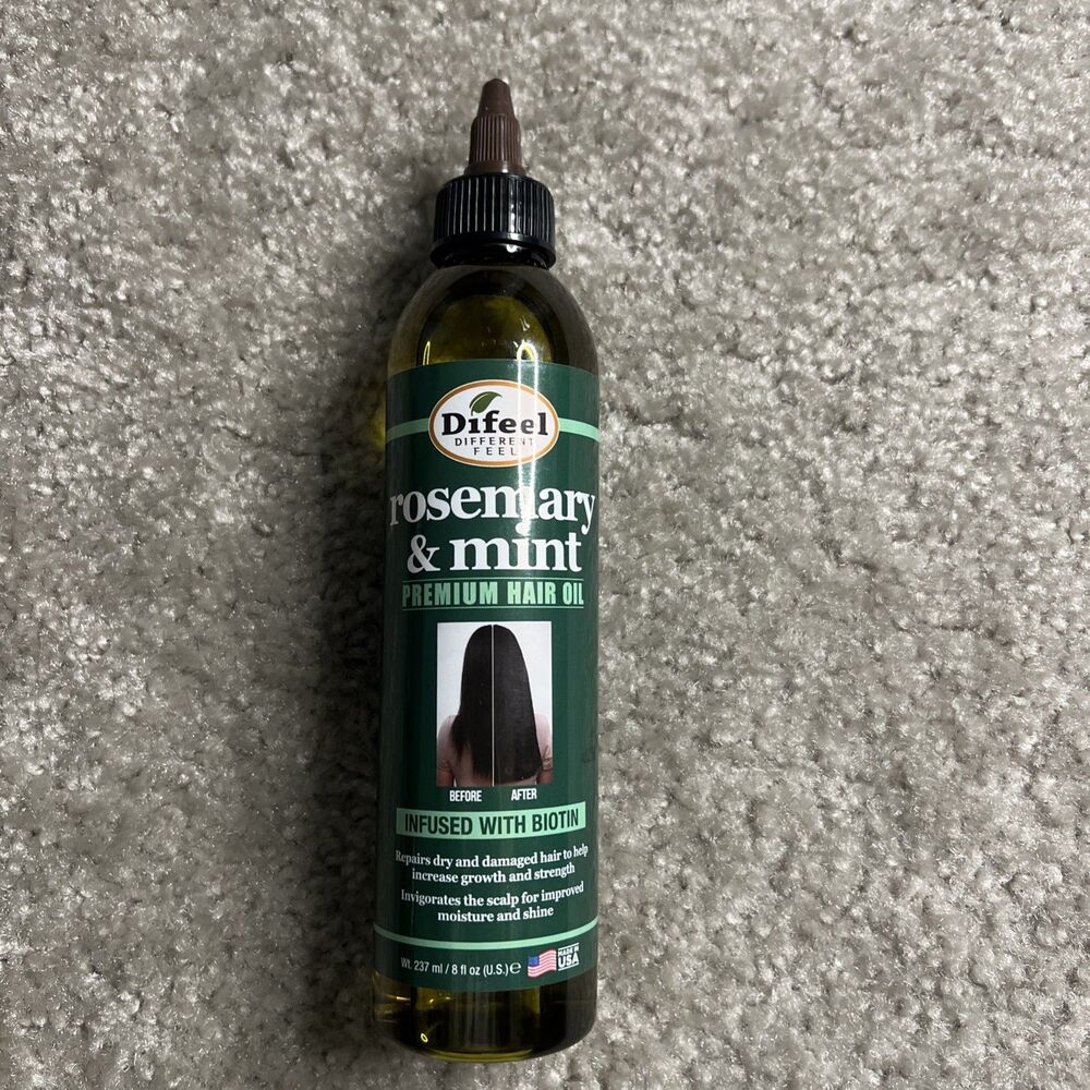 Difeel Rosemary and Mint Premium Hair Oil with Biotin 8 oz.